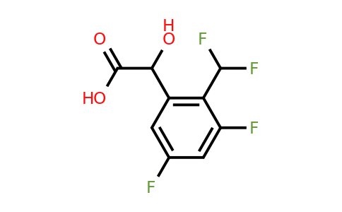 1803844-38-3 | 3,5-Difluoro-2-(difluoromethyl)mandelic acid