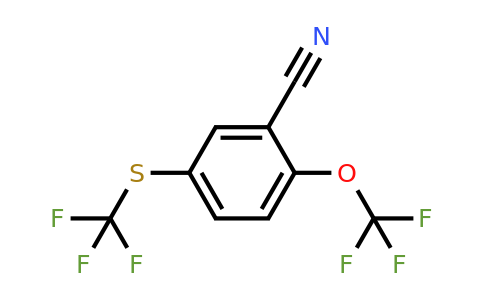 1803845-25-1 | 2-Trifluoromethoxy-5-(trifluoromethylthio)benzonitrile