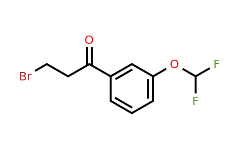 1803845-77-3 | 3-Bromo-1-(3-(difluoromethoxy)phenyl)propan-1-one
