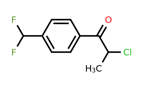1803846-26-5 | 2-Chloro-1-(4-(difluoromethyl)phenyl)propan-1-one