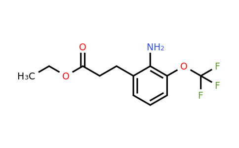 1803846-49-2 | Ethyl 3-(2-amino-3-(trifluoromethoxy)phenyl)propanoate