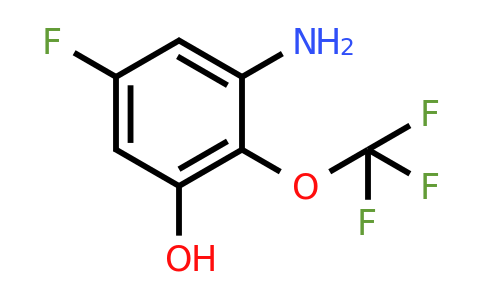 1803851-34-4 | 5-Fluoro-3-hydroxy-2-(trifluoromethoxy)aniline