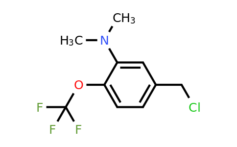 1803851-40-2 | 3-Dimethylamino-4-(trifluoromethoxy)benzyl chloride