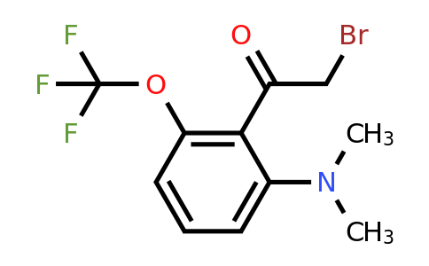 1803851-51-5 | 2'-Dimethylamino-6'-(trifluoromethoxy)phenacyl bromide