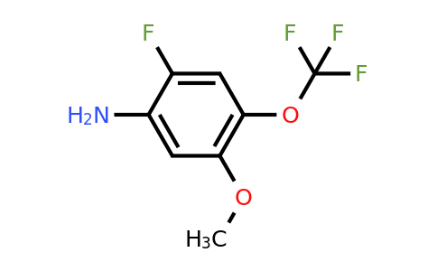 1803851-91-3 | 2-Fluoro-5-methoxy-4-(trifluoromethoxy)aniline