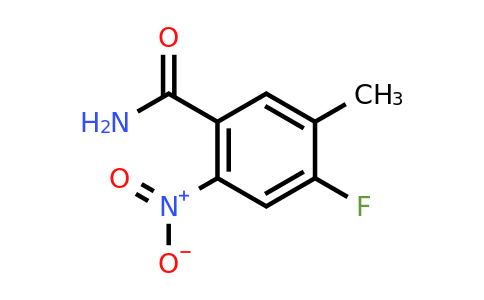 1803852-37-0 | 4-Fluoro-5-methyl-2-nitrobenzamide