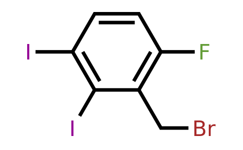 1803852-50-7 | 2,3-Diiodo-6-fluorobenzylbromide