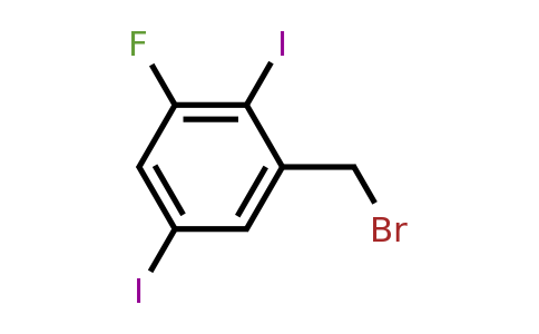 1803852-70-1 | 2,5-Diiodo-3-fluorobenzylbromide