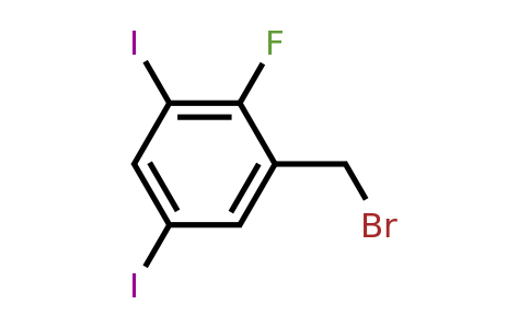 1803852-77-8 | 3,5-Diiodo-2-fluorobenzylbromide