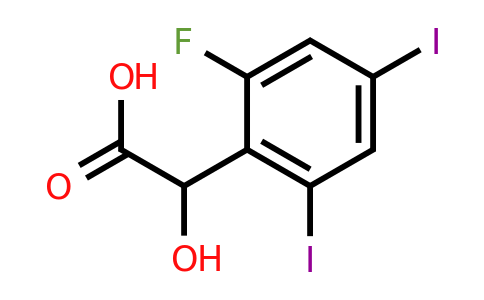 1803853-16-8 | 2,4-Diiodo-6-fluoromandelic acid