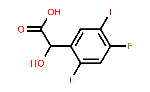 1803853-31-7 | 2,5-Diiodo-4-fluoromandelic acid