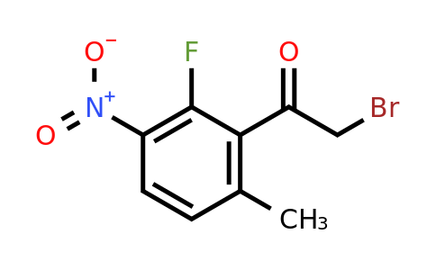 1803853-38-4 | 2'-Fluoro-6'-methyl-3'-nitrophenacyl bromide