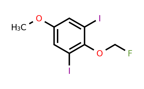 1803853-43-1 | 3,5-Diiodo-4-(fluoromethoxy)anisole