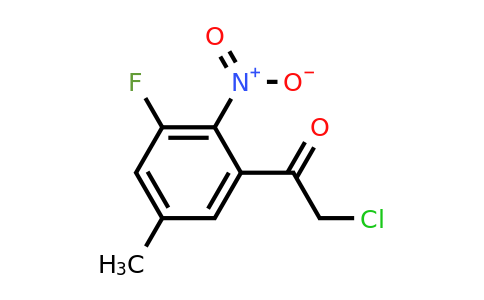 1803853-49-7 | 3'-Fluoro-5'-methyl-2'-nitrophenacyl chloride