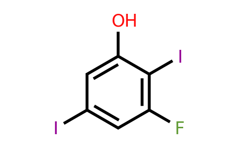 1803853-79-3 | 2,5-Diiodo-3-fluorophenol
