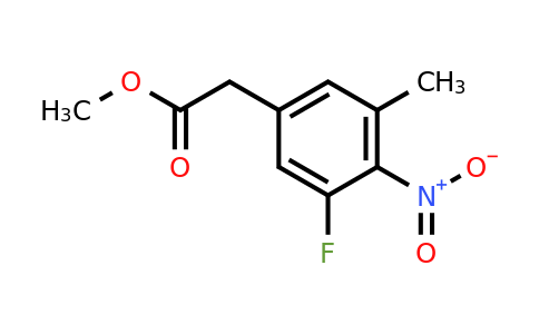 1803853-84-0 | Methyl 3-fluoro-5-methyl-4-nitrophenylacetate