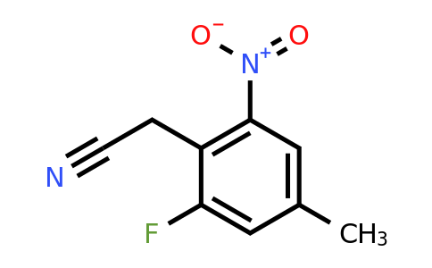 1803853-89-5 | 2-Fluoro-4-methyl-6-nitrophenylacetonitrile