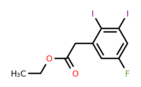 1803854-16-1 | Ethyl 2,3-diiodo-5-fluorophenylacetate