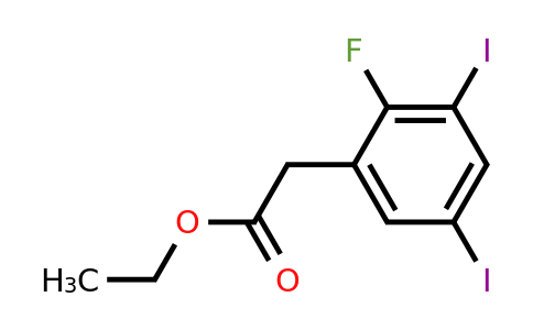 1803854-19-4 | Ethyl 3,5-diiodo-2-fluorophenylacetate