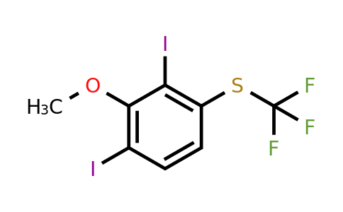 1803854-35-4 | 2,6-Diiodo-3-(trifluoromethylthio)anisole