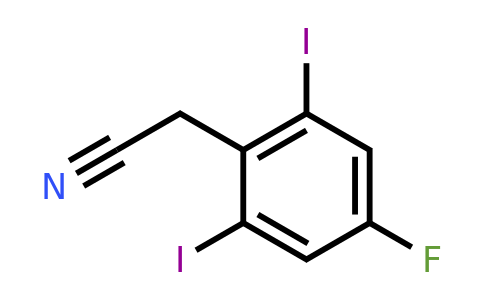 1803854-37-6 | 2,6-Diiodo-4-fluorophenylacetonitrile