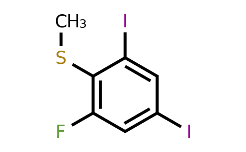 1803854-41-2 | 2,4-Diiodo-6-fluorothioanisole