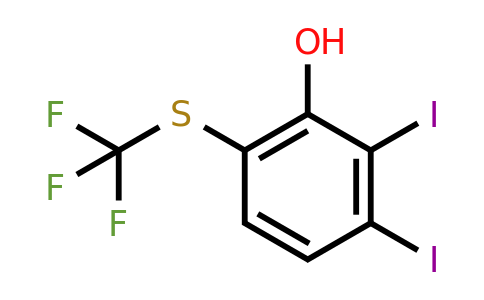 1803854-48-9 | 2,3-Diiodo-6-(trifluoromethylthio)phenol