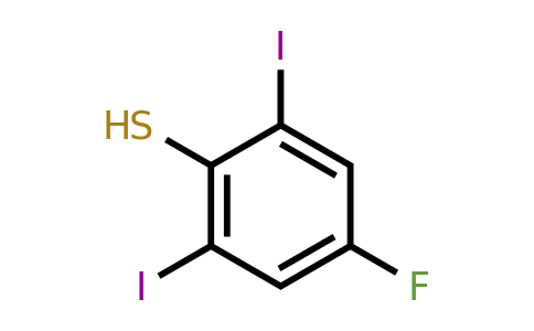 1803854-54-7 | 2,6-Diiodo-4-fluorothiophenol