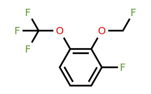 1803854-67-2 | 1-Fluoro-2-fluoromethoxy-3-(trifluoromethoxy)benzene