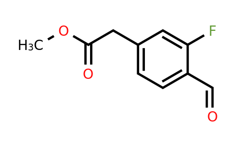 1803854-84-3 | Methyl 3-fluoro-4-formylphenylacetate