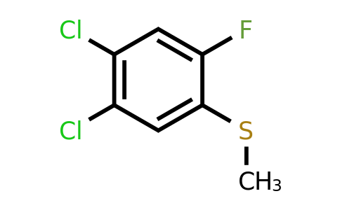 1803854-86-5 | 4,5-Dichloro-2-fluorothioanisole