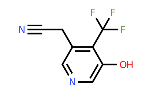 3-Hydroxy-4-(trifluoromethyl)pyridine-5-acetonitrile