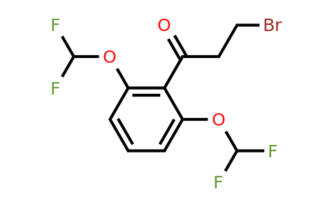1803856-93-0 | 1-(2,6-Bis(difluoromethoxy)phenyl)-3-bromopropan-1-one