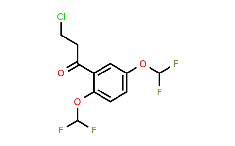 1803857-11-5 | 1-(2,5-Bis(difluoromethoxy)phenyl)-3-chloropropan-1-one