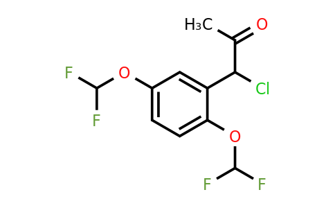 1803857-34-2 | 1-(2,5-Bis(difluoromethoxy)phenyl)-1-chloropropan-2-one