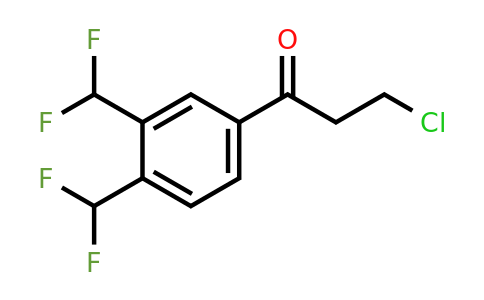 1803857-68-2 | 1-(3,4-Bis(difluoromethyl)phenyl)-3-chloropropan-1-one