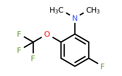 1803858-56-1 | 1-Dimethylamino-5-fluoro-2-(trifluoromethoxy)benzene