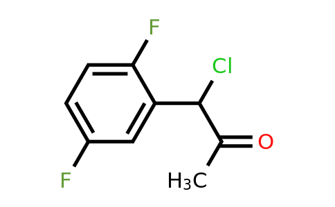 1803858-60-7 | 1-Chloro-1-(2,5-difluorophenyl)propan-2-one