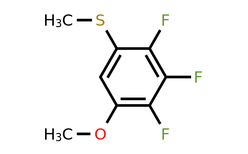 1803859-22-4 | 5-Methoxy-2,3,4-trifluorothioanisole