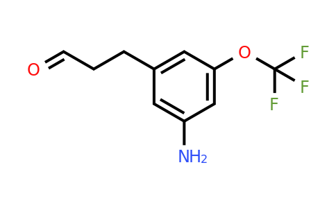 1803860-37-8 | 3-(3-Amino-5-(trifluoromethoxy)phenyl)propanal