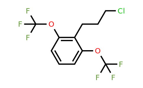 1803860-63-0 | 2,6-Bis(trifluoromethoxy)(3-chloropropyl)benzene