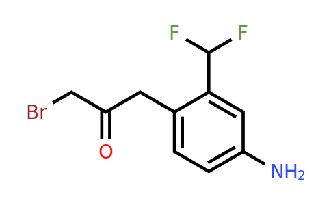 1803860-70-9 | 1-(4-Amino-2-(difluoromethyl)phenyl)-3-bromopropan-2-one