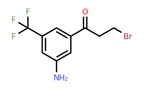 1803860-81-2 | 1-(3-Amino-5-(trifluoromethyl)phenyl)-3-bromopropan-1-one