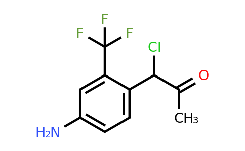 1803861-00-8 | 1-(4-Amino-2-(trifluoromethyl)phenyl)-1-chloropropan-2-one