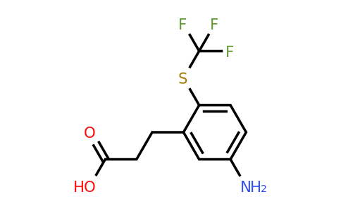 1803861-04-2 | 3-(5-Amino-2-(trifluoromethylthio)phenyl)propanoic acid