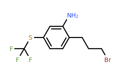 1803861-06-4 | 2-(3-Bromopropyl)-5-(trifluoromethylthio)aniline
