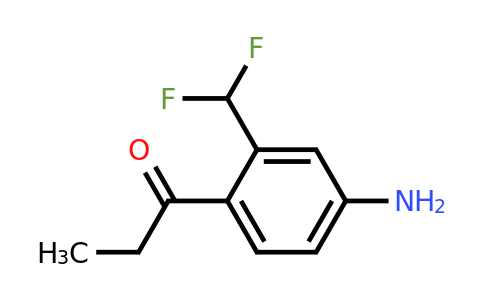 1803861-09-7 | 1-(4-Amino-2-(difluoromethyl)phenyl)propan-1-one