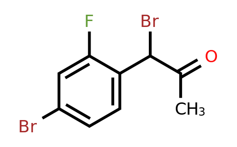 1803861-16-6 | 1-Bromo-1-(4-bromo-2-fluorophenyl)propan-2-one