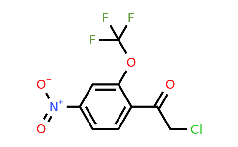 1803861-22-4 | 4'-Nitro-2'-(trifluoromethoxy)phenacyl chloride