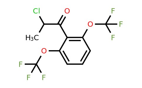 1803861-26-8 | 1-(2,6-Bis(trifluoromethoxy)phenyl)-2-chloropropan-1-one